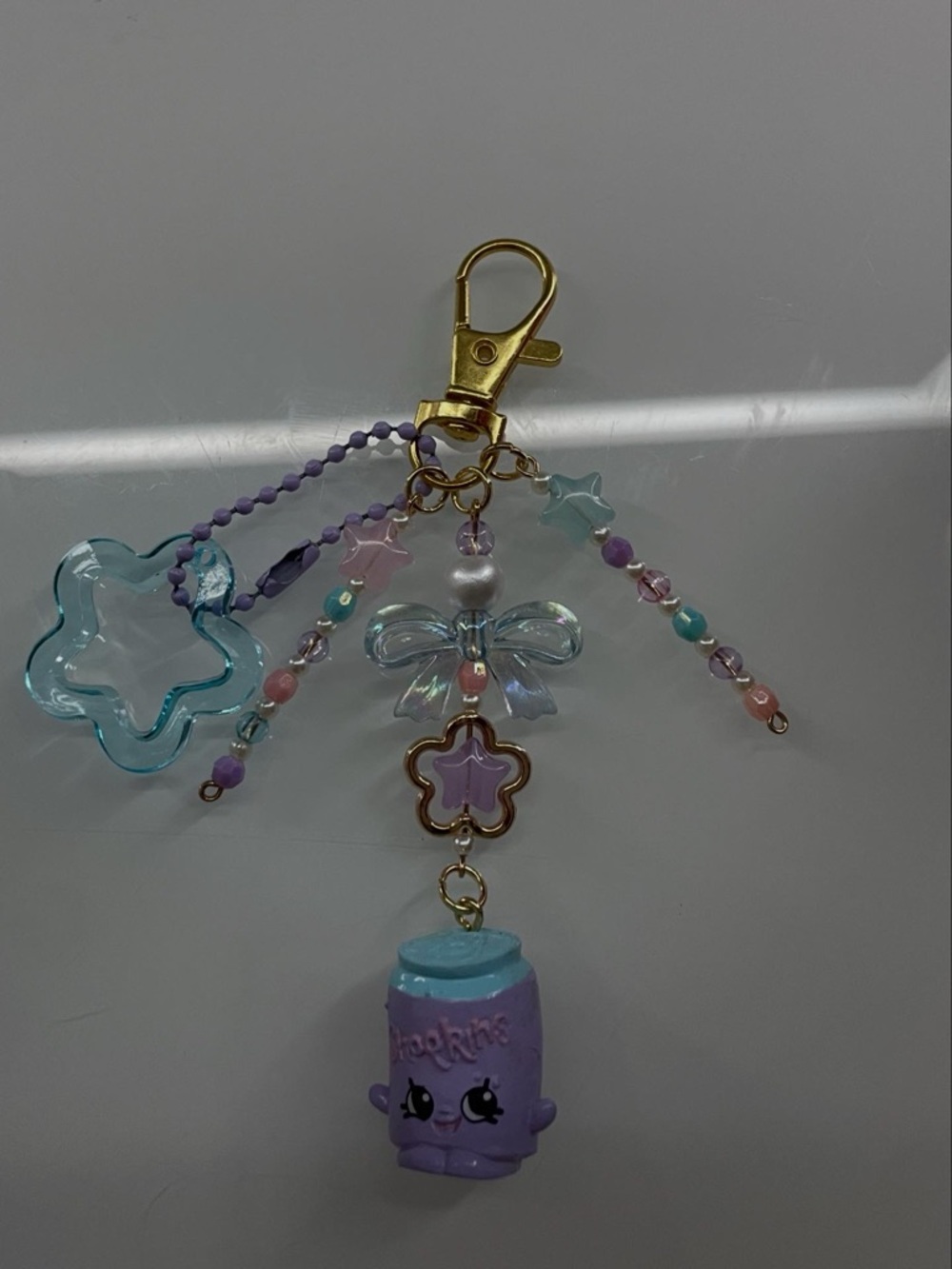 Shopkins soda Keychain - Purple & Blue - Picture 2 of 2